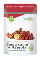 Biotona Biologische Camu Camu Acerola Raw Poeder - thumbnail
