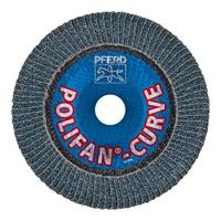 PFERD TOOLS 67689082 PFR 150-L Z 40 SGP CURVE STEELOX Lamellenschijf Diameter 150 mm Boordiameter 22.23 mm RVS, Staal 10 stuk(s) - thumbnail