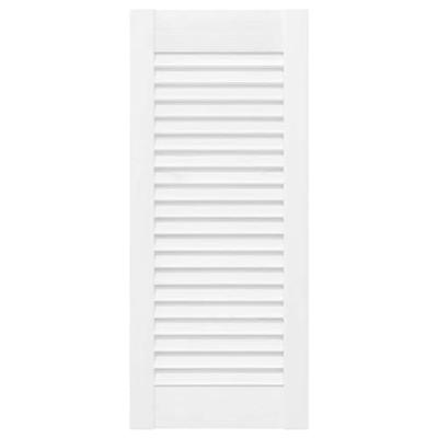 Kastdeuren louvre design 2 st 69x29,5 cm wit Kastdeuren louvre design 2 st 69x29,5 cm wit