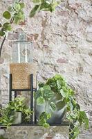 Mand Mica Decorations Atlantic Bruin vlechtwerk (20 x 20 cm) - thumbnail