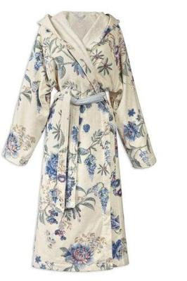 Pip Studio Pip Studio Secret Garden Bathrobe badjas Witblauw S
