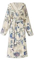 Pip Studio Pip Studio Secret Garden Bathrobe badjas Witblauw S - thumbnail