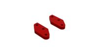 Aluminum Steering Plate A (Red) (2) (ARA340158) - thumbnail