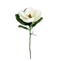 Countryfield kunstbloem magnolia wit 65 cm | 12 stuks - thumbnail
