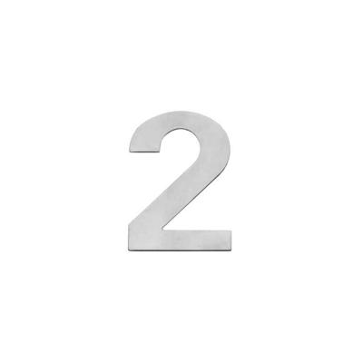 Intersteel Huisnummer 2Numbra 150x2mm RVS - 0035.402072