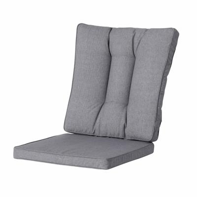 Wicker dining set outdoor Oxford grey 95 cm x 46 cm Madison - Madison