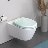 SCHÜTTE toiletbril met soft-close quick-release flower in the wind - thumbnail