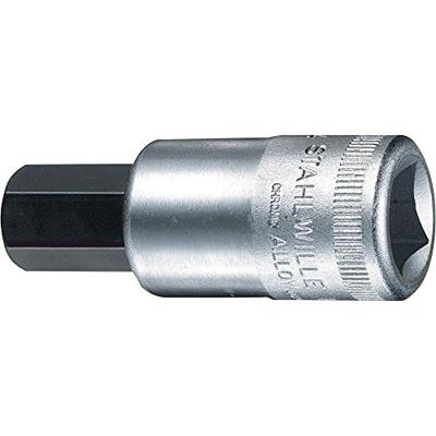 Stahlwille Dopsleutelbit | 1/2 inch binnen-6-kant | sleutelwijdte 6 mm | lengte 60 mm | 1 stuk - 03050006 03050006