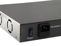 LevelOne FGP-2602 Unmanaged Fast Ethernet (10/100) Power over Ethernet (PoE) Zwart - [FGP-2602W380] - thumbnail
