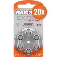 Voordeelpak Rayovac gehoorapparaat batterijen - Type 13 (oranje) - 20 x 6 stuks - thumbnail