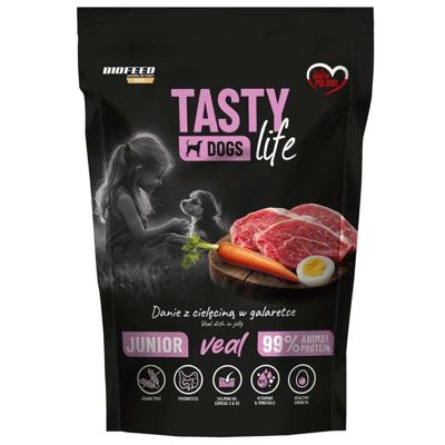 BIOFEED Tasty Dogs Life Junior Veal - natvoer voor honden - 150g