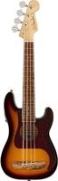 Fender Fullerton Precision Bass Uke WN Tortoiseshell Pickguard 3-Color Sunburst elektrisch-akoestische bas ukelele - thumbnail