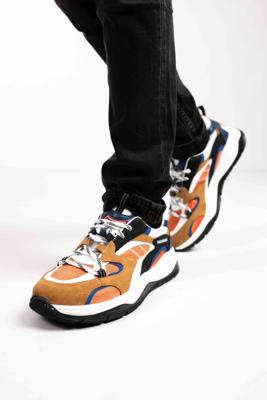 Dsquared2 75656 Sneakers Dames/Kids Zwart/Wit/Oranje - Maat 37 - Kleur: WitZwartOranje | Soccerfanshop