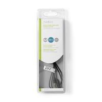 Stereo-Audiokabel met Volumeregeling | 3,5 mm Male - 3,5 mm Female | 1,0 m | Zwart [CAGB22090BK10] - thumbnail