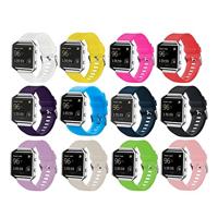 FitBit Blaze sport horloge band / siliconen alleen voor Fitbit Blaze - Donker blauw - thumbnail