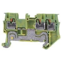 Phoenix Contact 3208171 Aardklem 3-etages 3.5 mm Snelaansluiting Groen, Geel 50 stuk(s)