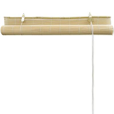 Rolgordijn 100x220 cm bamboe naturel