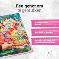 Creative Craft Group Acrylverf fluor en metallic kleuren, 18x36 ml - thumbnail