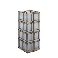 PTMD Layra White milk glass table lamp antique high - thumbnail