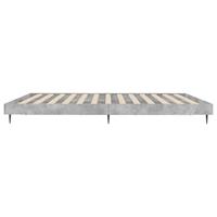 Bedframe bewerkt hout betongrijs 120x200 cm - thumbnail