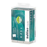 Satino - Liquify Handdoek Venco-vouw 2lgs 24x21cm - 4032 stuks - thumbnail