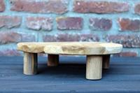 Plateau teak naturel 30x8 cm - thumbnail