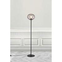 Nordlux Alton 27.5 vloerlamp zwart & smokeglas schakelaar & E27 fitting 150 cm - thumbnail