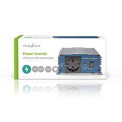 Nedis PIPS30012 Stroomomvormer Zuivere Sinusgolf 12 V Dc - 230 V Ac 300 W 1x Schuko-uitgang