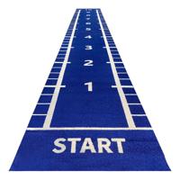 Lifemaxx Sprinttrack 1,5 x 11m blauw - thumbnail