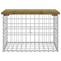 Tuinbank schanskorfontwerp 63x44x42 cm gempregneerd grenenhout - thumbnail