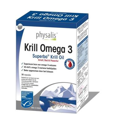 Physalis Krill Omega 3 30Capsules