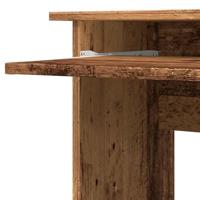 Hoekbureau 120x140x75 cm bewerkt hout oud houtkleurig - thumbnail