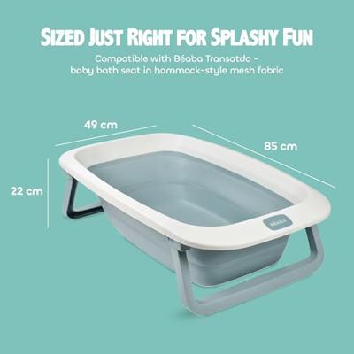 BEABA, Opvouwbaar bad - 920403 - Eazy Pop Camélé'O badkuip - Baltisch blauw