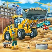 Ravensburger - grote bouwvoertuigen 3x49st. - thumbnail