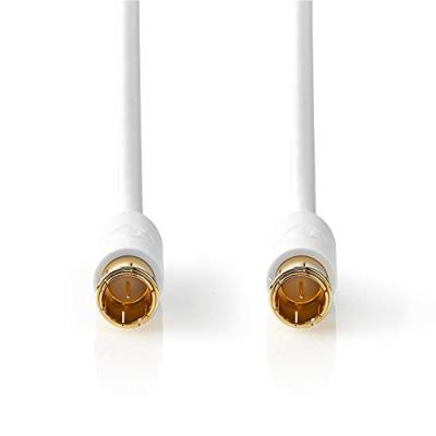 Nedis F Quick-F Quick Cables | F-Male Quick naar F-Male Quick | 10 m | Wit | 1 stuks - CSBW41300WT100 CSBW41300WT100 Nedis F Quick-F Quick Cables | F-Male Quick naar F-Male Quick | 10 m | Wit | 1 stuks - CSBW41300WT100 CSBW41300WT100