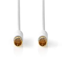Nedis F Quick-F Quick Cables | F-Male Quick naar F-Male Quick | 10 m | Wit | 1 stuks - CSBW41300WT100 CSBW41300WT100 - thumbnail