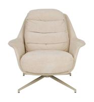 Zuiver Draaifauteuil 'Philly' kleur Beige - thumbnail