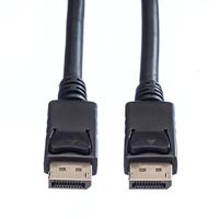 VALUE DisplayPort Cable, DP-DP, LSOH, M/M, zwart, 1,5 m - thumbnail