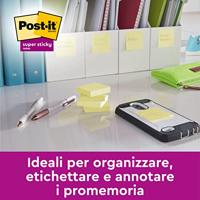 Post-it Plaknotitie 654SSCYP12+12 76 mm x 76 mm Geel 24 stuk(s) - thumbnail