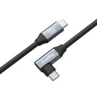 SmallRig 4791 USB-C (Straight) to USB-C (Angled) Data Cable (60cm / 23.6in) - thumbnail