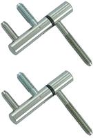 AXA inboorpaumelle 12 mm - voor metalen kozijn - 2st - 1177-23-37/0TE - thumbnail