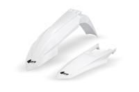 UFO PLAST spatbordset mudguard set ufo ktm white - thumbnail