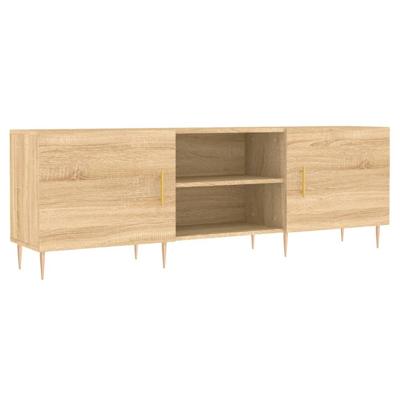 Tv-meubel 150x30x50 cm bewerkt hout sonoma eikenkleurig