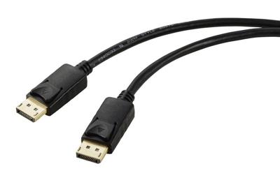 Renkforce DisplayPort Aansluitkabel DisplayPort-stekker, DisplayPort-stekker 2.00 m Zwart DisplayPort-kabel