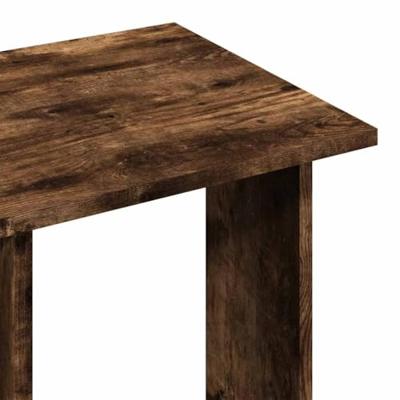 VidaXL Kledingkast met wielen 102x38x110 cm bewerkt hout gerookt eiken