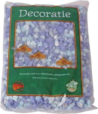 Split gekleurd blauw, zak à 0,9 kg