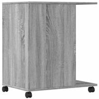 Printerkastje met wielen 60x40x68,5 cm grijs sonoma eikenkleur - thumbnail