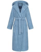 Morgenstern Morgenstern GEENA 2 Dames Badjas jeansblau XL - thumbnail