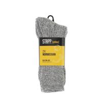 STAPP Werksokken Heren Yellow Norwegian 2-pack Grey Melange-47/50 - thumbnail