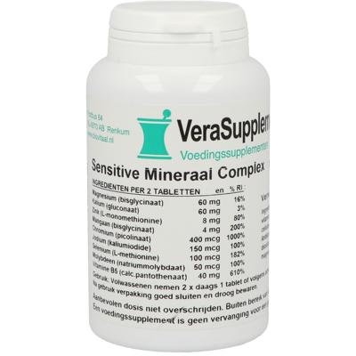 VeraSupplements Sensitive Mineraal Complex Tabletten VeraSupplements Sensitive Mineraal Complex Tabletten